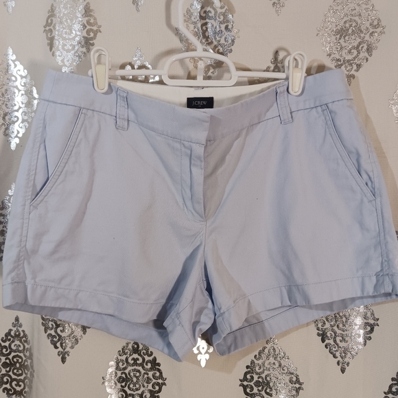 J.Crew Factory Classic Chino 3.5" In Pale Chambray Size 8 - Picture 3 of 11